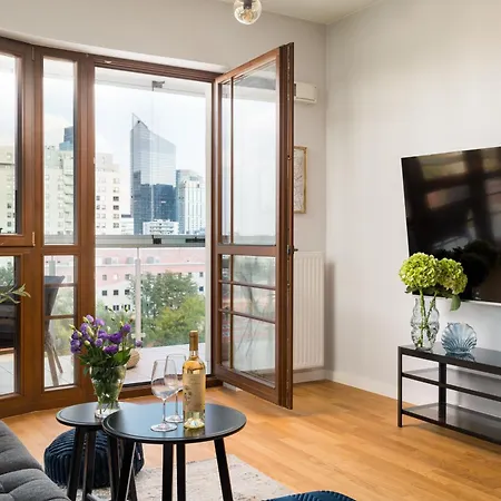 Luxury 2-bedroom Penthouse Skyline 15m Terrace, Garage, Gym, Rooftop & Only 500 M To Metro * Warsaw