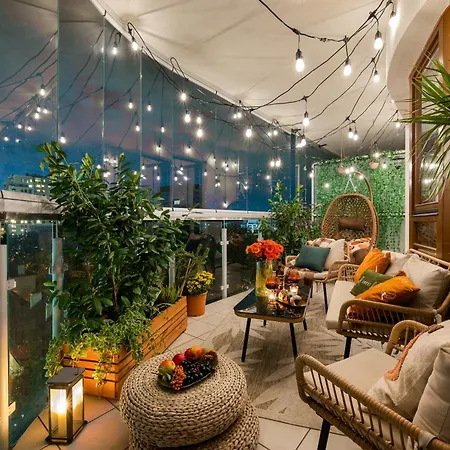 Luxury 2-bedroom Penthouse Skyline 15m Terrace, Garage, Gym, Rooftop & Only 500 M To Metro *
